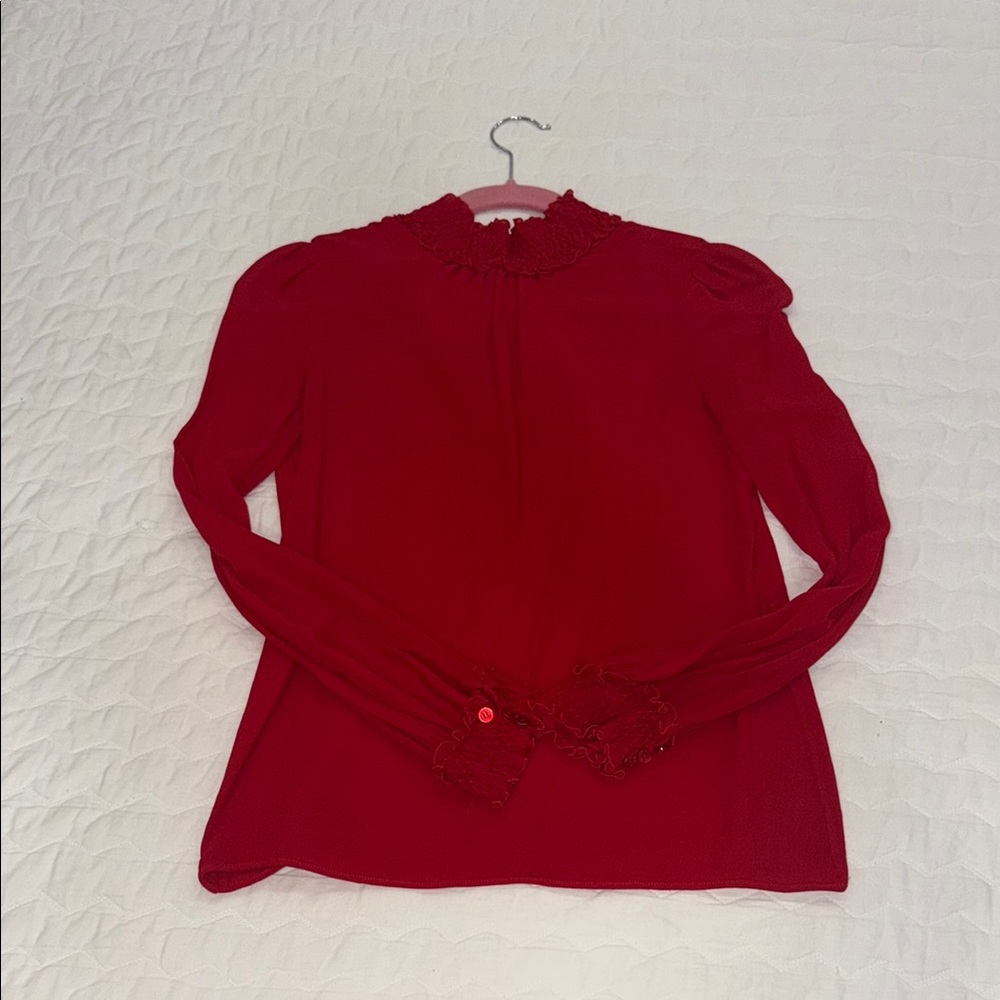 Valentina Vibrant Red Blouse